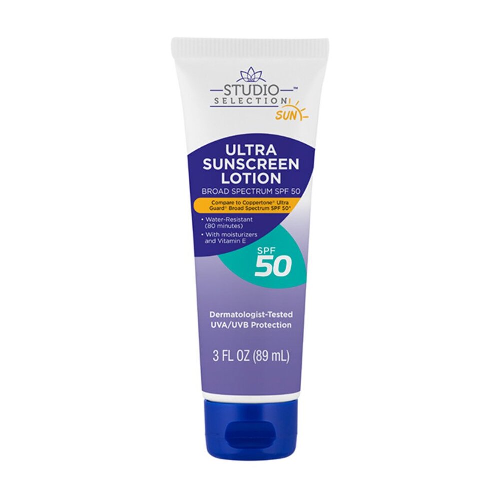 Studio Selection Ultra Sunscreen Lotion SPF 50 Broad Spectrum Water-Resistant